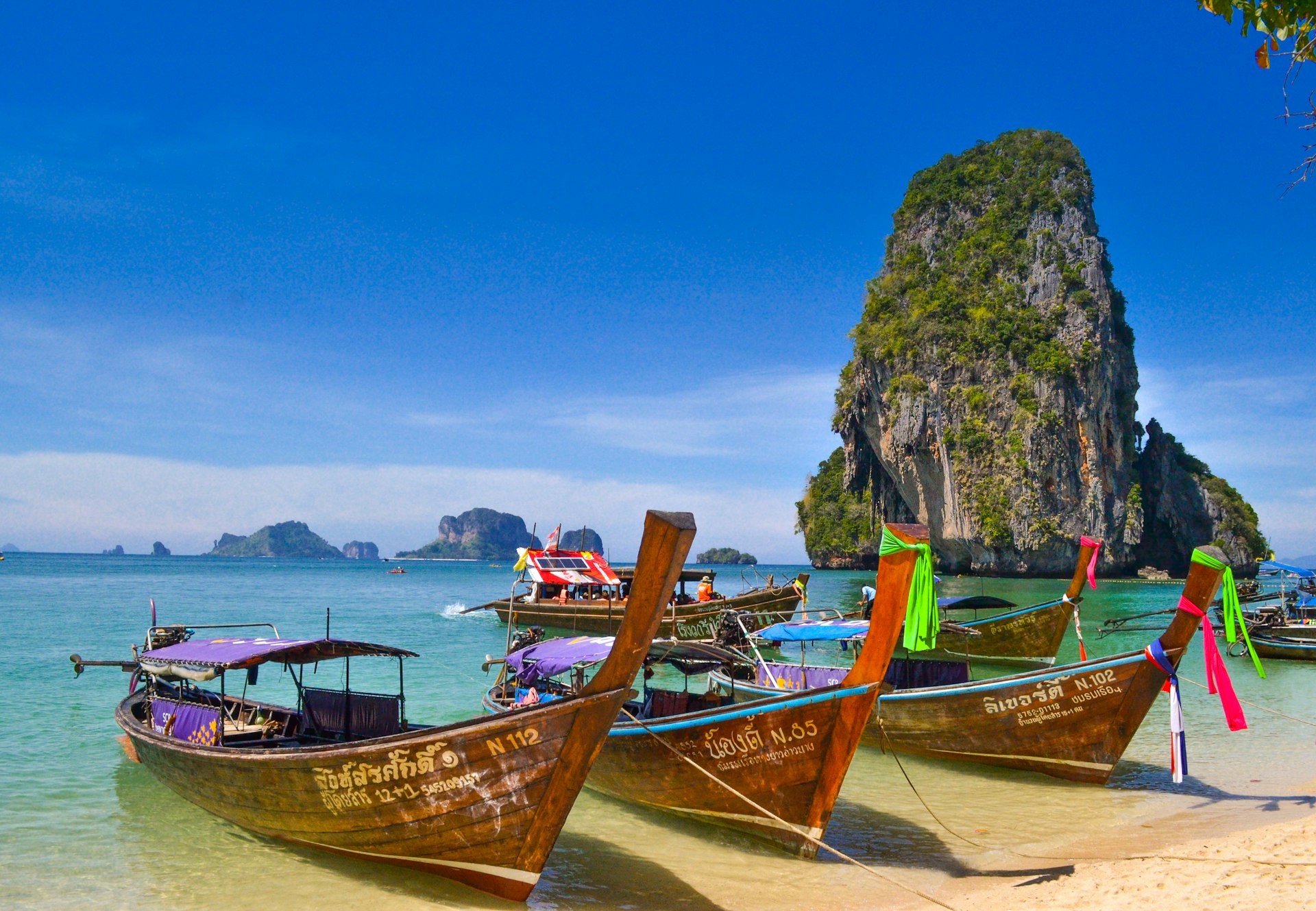 Pattaya beachfront properties at sunset